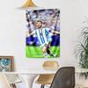 Messi Custom Your Name Wall Decor Tapestry Art For Pet Memorial Birthdaywedding Party Backdrop Family Gift