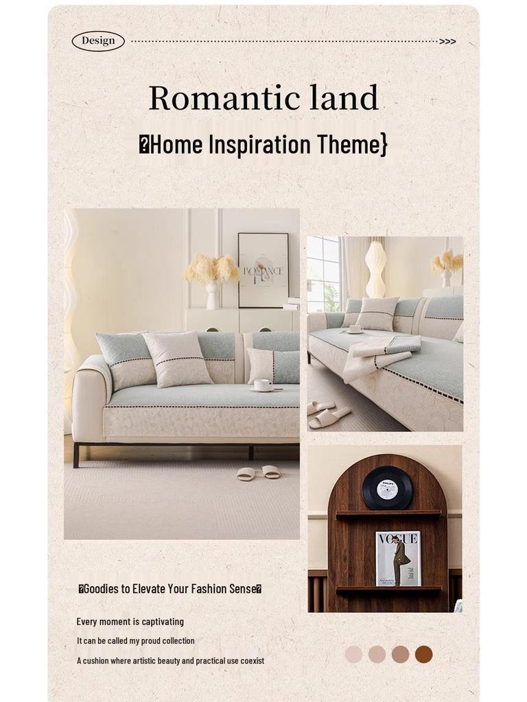 2025 Универсальная Роскошная Подушка для Дивана: Нескользящая, легкая и стильная кожаная накладка на сиденье