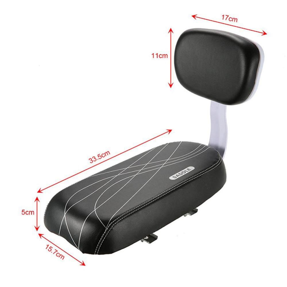 Shock Absorb Bicycle Back Seat Soft Rear Rack Seat Durable Mountain Bike Cushion Outdoor Cycling