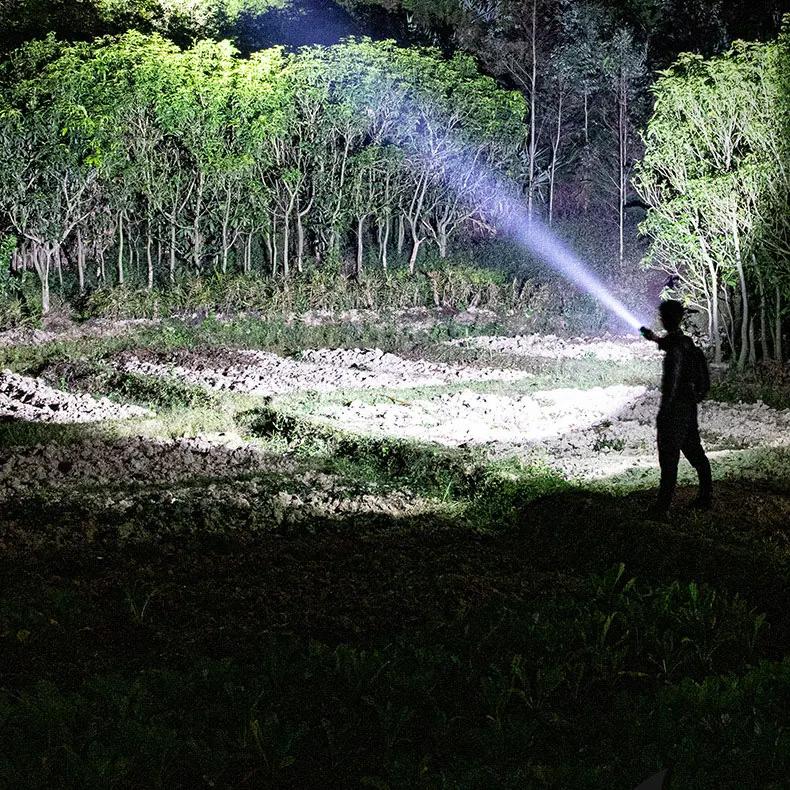 Mini High Light Flashlight Power Bank 2 In 1 Waterproof Ultra Bright Torch USB Rechargeable Powerful Lamp Flashlight Portable