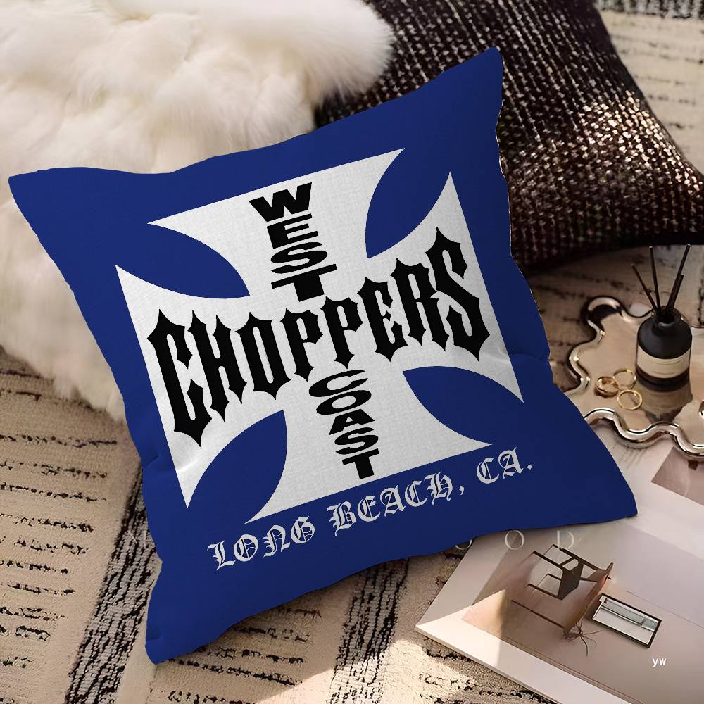 Чехол на подушку West C-Coast C-Choppers Полиэстер Подушки для дивана Декоративные подушки Декор для дома Наволочка