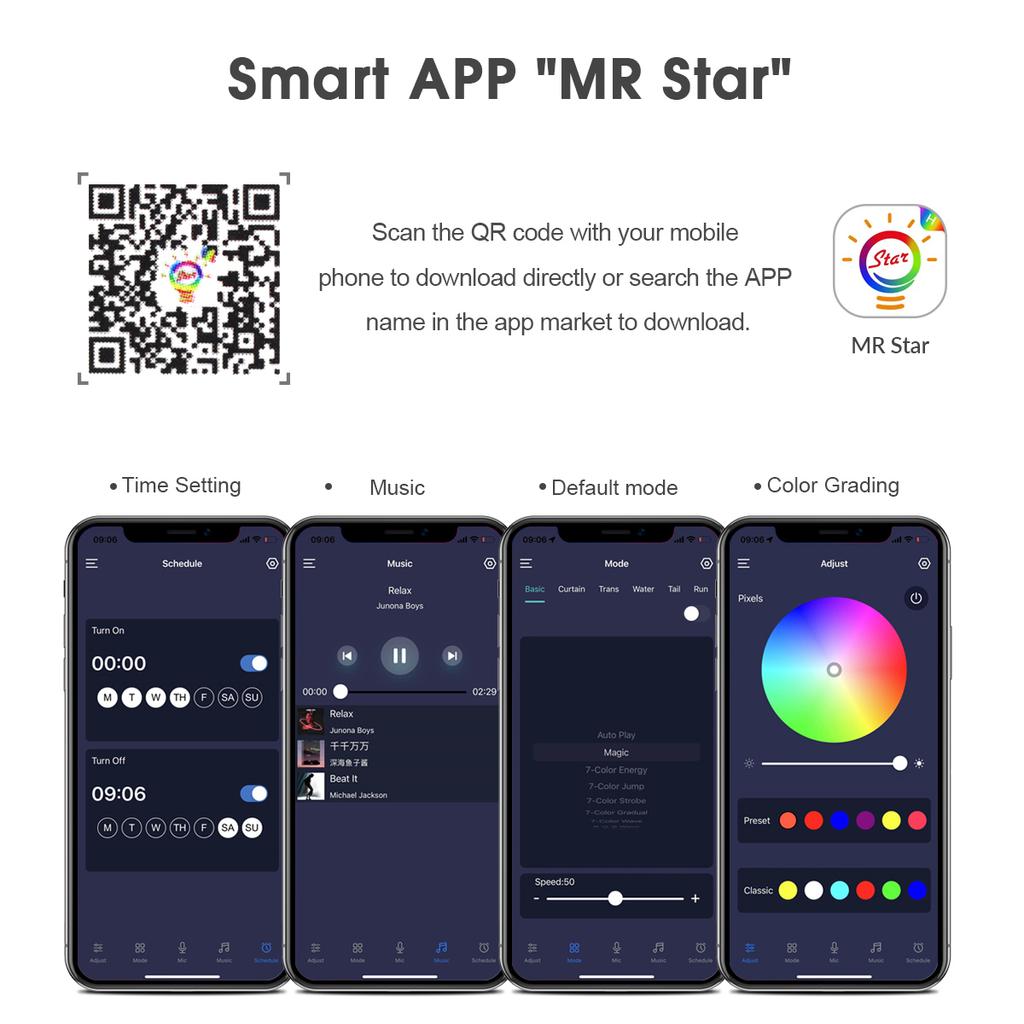 Неоновые светодиодные ленты для управления через Bluetooth APP RGBIC Light Умная лампа Уличные неоновые светодиодные лампы USB для спальни luces led inteligentes