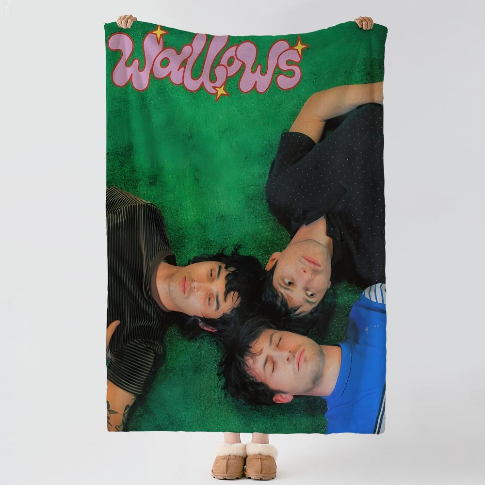 Музыка W-Wallows-s Бросок Толстое Уютное Фланелевое Одеяло, Многоцелевое Использование В Помещении На Улице Ежедневный Сон