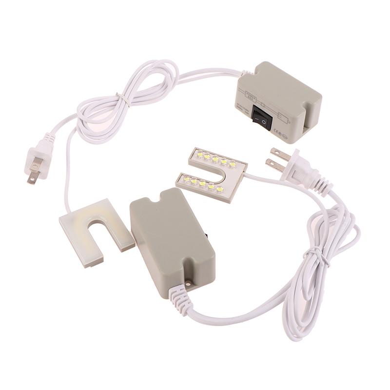Eu/U Plug 10 Led швейная машинка свет U-образный промышленный светильник магнитный рабочий свет для сверлильных станков верстаки