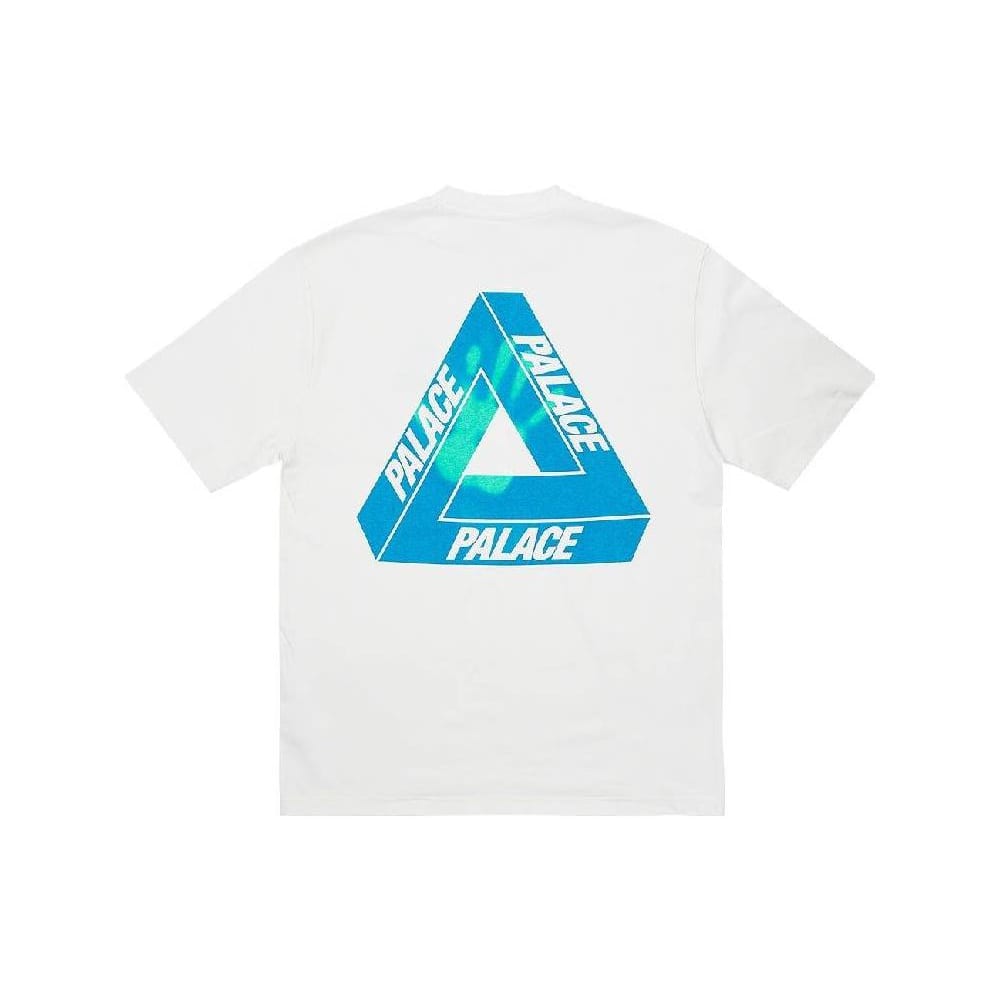 Palace SS23 Reacto Tri Ferg Футболка Оранжевая с Логотипом Футболка Унисекс P24ES029