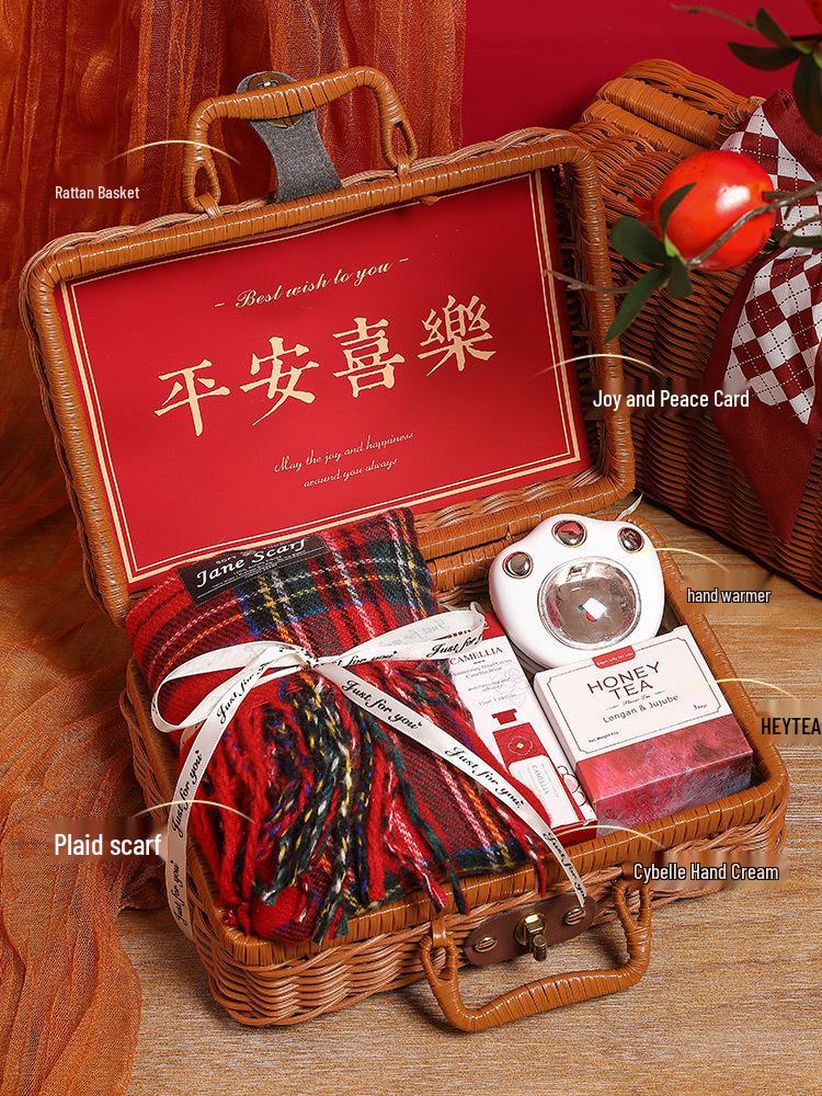 Подарочная коробка для шарфа высокого класса: Идеальный рождественский или подарок на день рождения для девушки