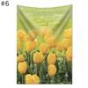 JIT Tulip Floral Tapestry Set Aesthetic NatureInspired Wall Decor Premium Durable Home Bedroom Living Room Essential for Serene