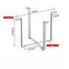 Stainless Steel Trash Bag Stand Foldable Garbage Bag Rack Garbage Bag Holder  Kitchen Countertop