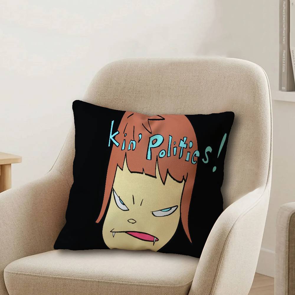 YYoshitomoS NNara CARTOON Pillowcases Home Bedding Decorative Pillow Cover Wedding Super Soft Pillow Case
