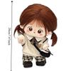1 set School Uniform 20cm Cotton Doll Clothes Knitted Vest Plush Doll Clothes  Doll Accessories