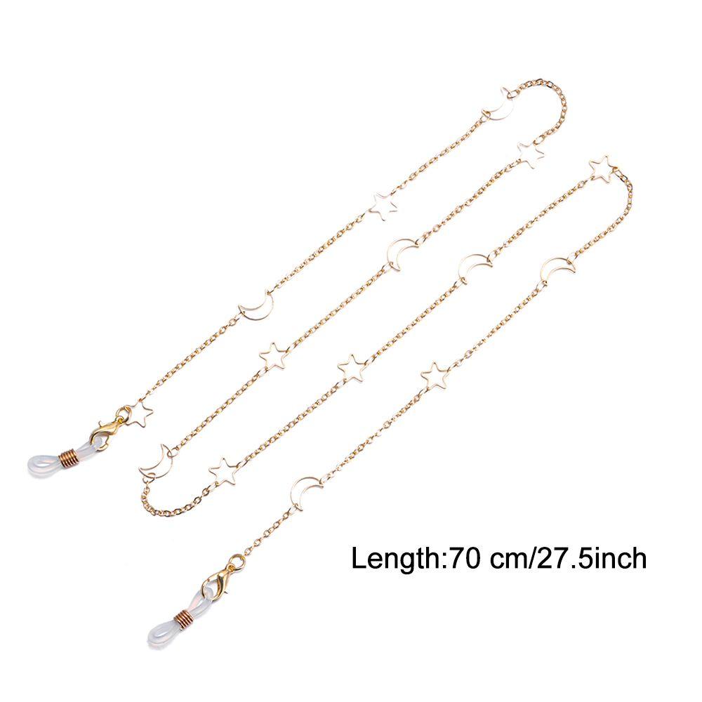 Девочки шейные ремни анти-потеряшка сплава очки цепочки солнцезащитные очки цепочка маска шнурки панк ювелирные изделия