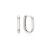 Tirr Lirr Brisa Zero Point Silver-White One-Touch Earrings TESSVW14865