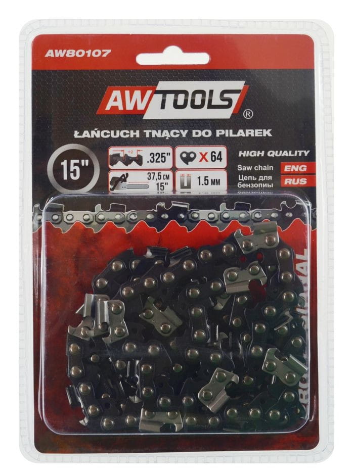 AWTOOLS SAW CHAIN 37.5cm/64/325""/1.5 FOR HUSQVARNA / BLACK LINE