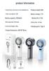 2025 High-Speed Handheld Cooling Fan: 100-Speed Mini USB Rechargeable Portable Outdoor Fan