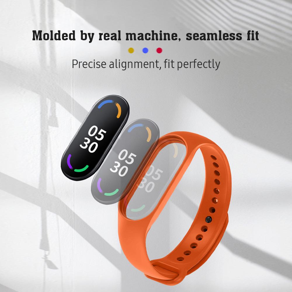 Подходит для Xiaomi Mi Band 7, ремешок для часов Smart Mi 7, цветной ремешок для часов из ТПУ, спортивный сменный ремешок
