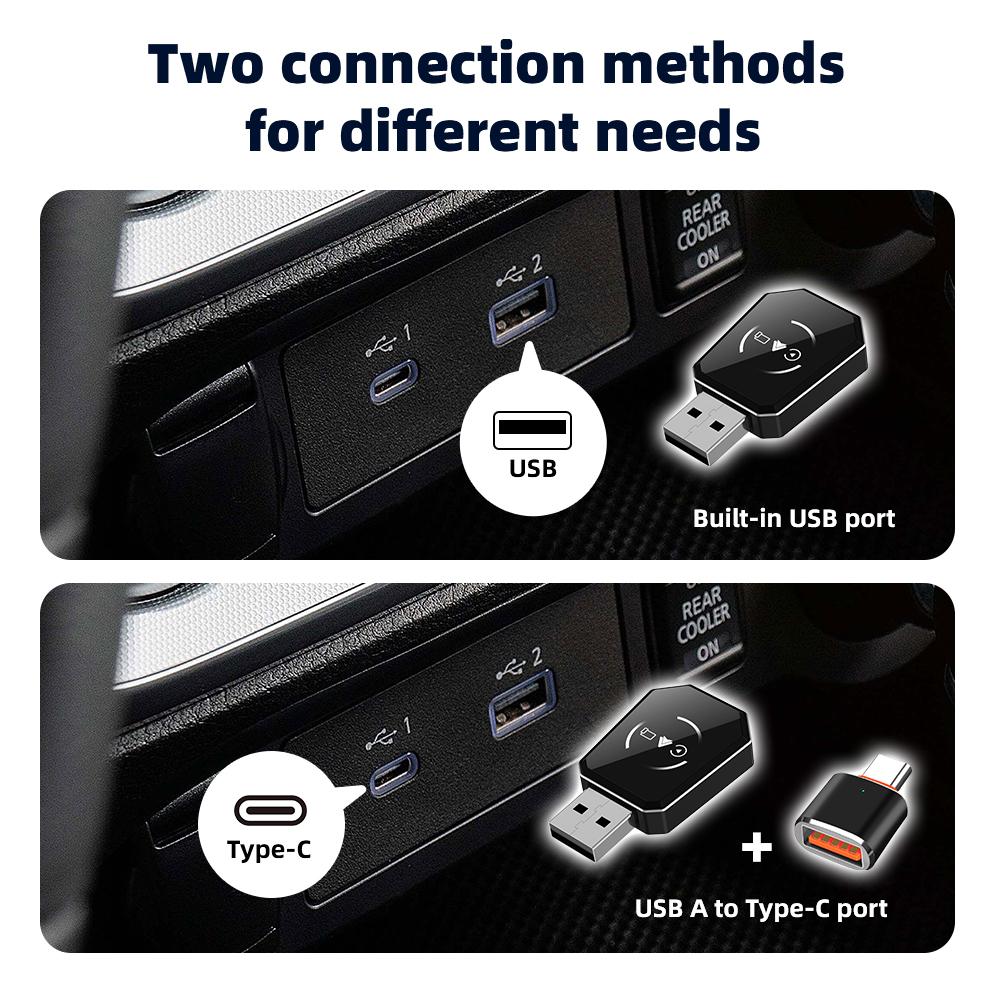 EKIY 3-в-1 Проводной CarPlay в Беспроводной CarPlay Адаптер Беспроводной Android Auto Донгл Airplay AI Умная Коробка Автомобильные Интеллектуальные Системы