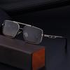 Солнцезащитные очки Retro Metal Double Beam для мужчин, солнцезащитные очки для вождения, очки