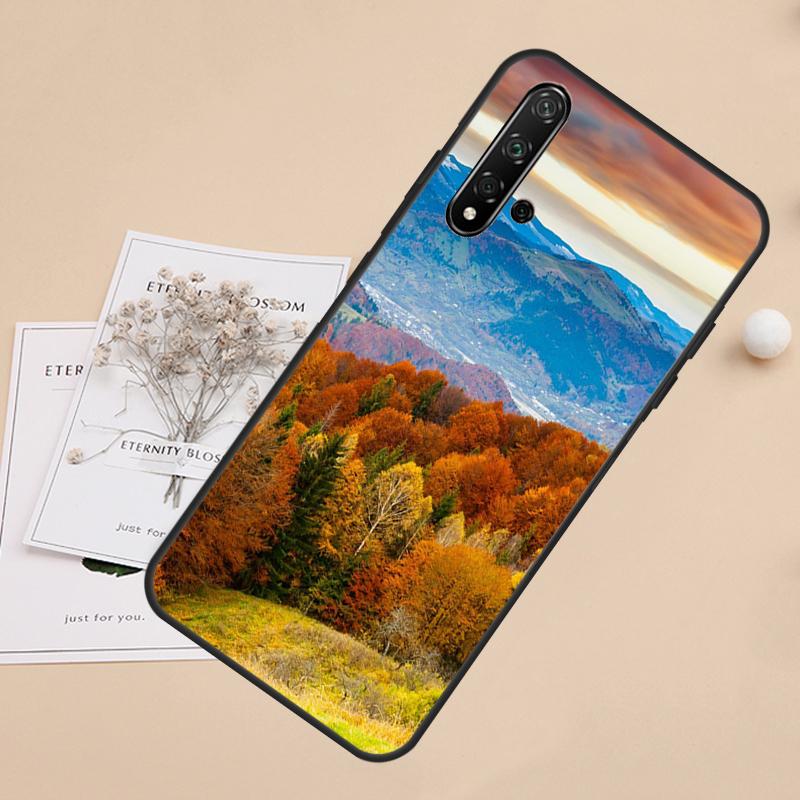 Autumn Leaves For Huawei Nova 5T 9 10 SE 7i 8i 11i 12i Y60 Y61 Y70 Y72 Y73 Y90 Y91 P20 P30 P40 Lite Case