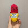 Crochet Emotional Support Chill Pill Caring Gifts Desktop Ornament Handmade Knitted Emergency Pills With Card Home Room Decor