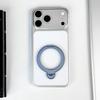 Тонкая вращающаяся металлическая подставка для телефона с беспроводной зарядкой для рабочего стола и фитнеса