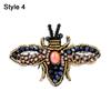 Beaded Rhinestone Apparel Sewing & Fabric Sew On Patch Bee Badge Sequin Patches Crystal Applique