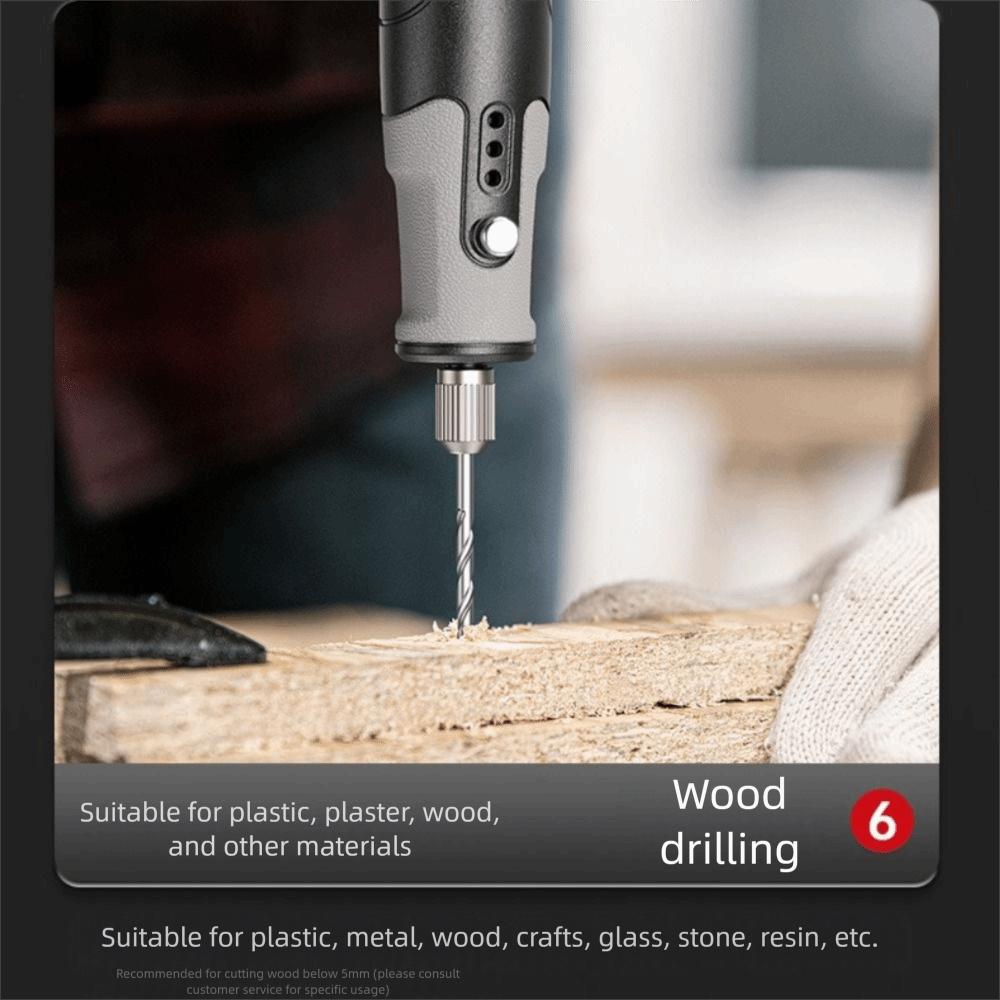 Cordless Mini Electric Drill Touch Screen Engraving Drilling Tool Jewelry Metal Glass