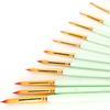 12Pcs Artist Paint Brushes Nylon Hair Art Supplies Stationery Watercolor Oil Painting Pen