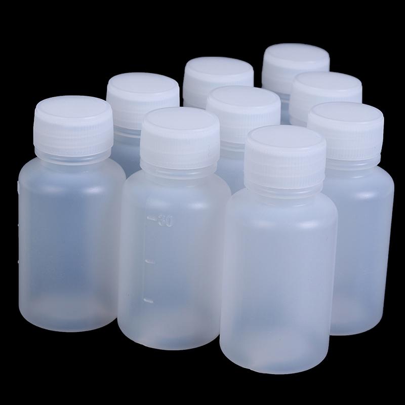 10 шт. 30 мл флакон для дозирования жидкости прозрачный флакон для образца жидкий флакон