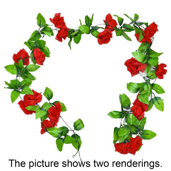 Великолепная искусственная цветочная лоза, реалистично выглядящая, красивая, легко моется, MIT