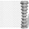 Day and Night - Day and Night Silver Galvanized Steel Wire Fence 25x0.8 M