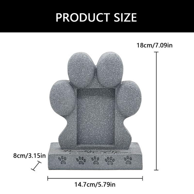 Смолы Собака Кошки Мемориальная Скульптура Памятник Питомцу для Украшения Дома и Сада Статуя Питомца