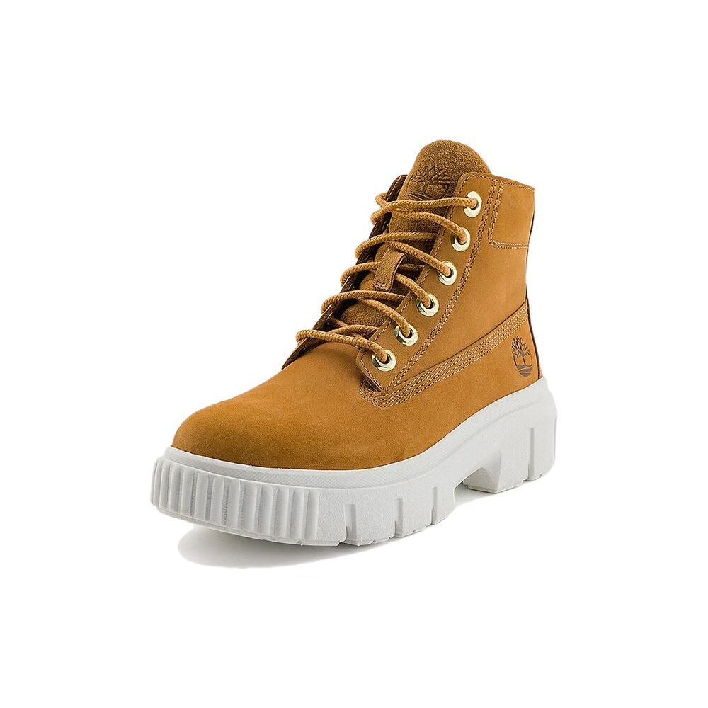 Timberland Легкий верхний слой из коровьей кожи, дышащий, теплый, износостойкий, короткие уличные ботинки, женские ботинки Wheat A5P2D