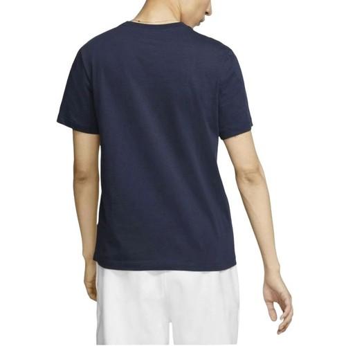 Nike Мужская синяя футболка с коротким рукавом Dopamine Right Shoulder