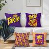 Чехол для подушки с рисунком чили T-Takis Chips Квадратный чехол для диванной подушки Повседневный удобный для кожи чехол для подушки