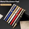 Metal Pen Set Office Signature Business Gift Practice Writing Ink Bag Pen