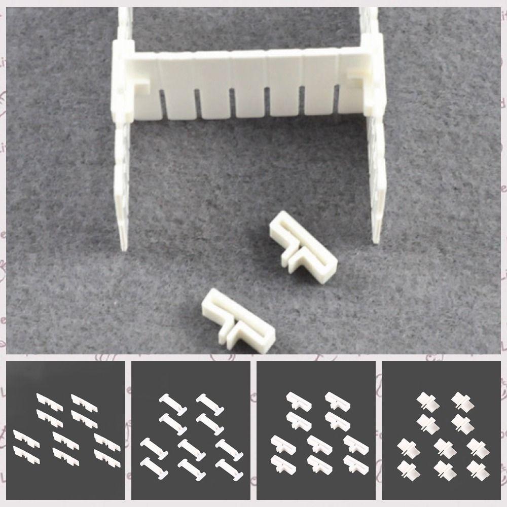10 шт., пряжка с белым крестом, фиксирующий зажим, пластиковые аксессуары для перегородок ящика, носок