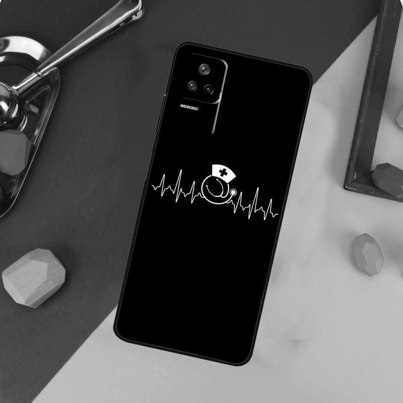 Чехол 'Сердцебиение Медсестры' Для Xiaomi 15 14 13 Ultra 11T 12T 13T 14T Pro POCO X7 Pro X3 X5 X6 F5 F6 M6 Pro Funda