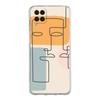 Чехол для телефона Samsung Galaxy A13 A51 A71 A21S A12 A31 A52 A41 A23 A53 A73 A32 5G A03S, чехол для пар, цветок, одна линия, настенное искусство
