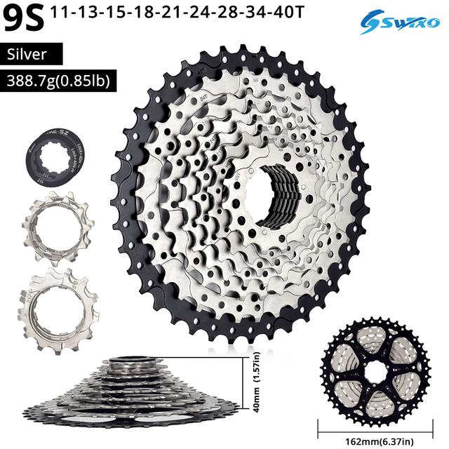 SWTXO велосипедная кассета 12 11 10 9 скоростей Mtb трещотка HG 8 В 9 В 11 В 12 В 10 В звездочка для горного велосипеда 32/36/40/42/46/50T