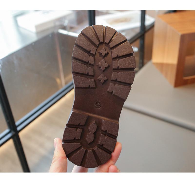 Сапоги для девочек из фланелевой ткани, два хлопка, высокие, осенне-зимние, новинка, рыцарские сапоги для маленьких девочек, корейская версия, детские хлопковые сапоги среднего и большого размера