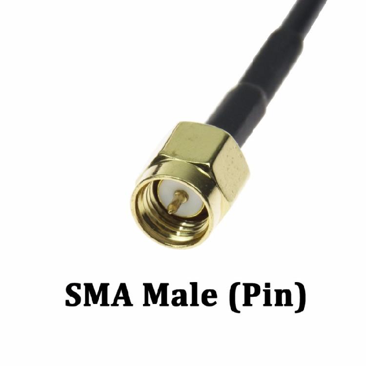 Универсальная 4G GSM патч-антенна для автомобиля, SMA-коннектор (папа), на клейком основании