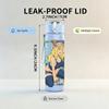 1PC Retro Blonde Pin-up Girl Colorful Print 750ml Portable Sports Water Bottle Leakproof Gym Outdoor Travel Drink Cup