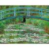 1pc Frameless Claude Monet Artworks Interesting Cute Black Cat Lotus Pond Poster Canvas Paintings for Living Room Home Decor