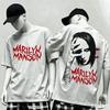 Marilyn Unisexson Unisex Fashion Street Casual Tee Classic Loose Cutting Comfort Daily Wear Shirts Stylish Unique Oversized Soft