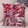 Bright Abstract Bohemian Floral Art Print Household Sofa Bedroom Decoration Pillow Cover Cushion Shell