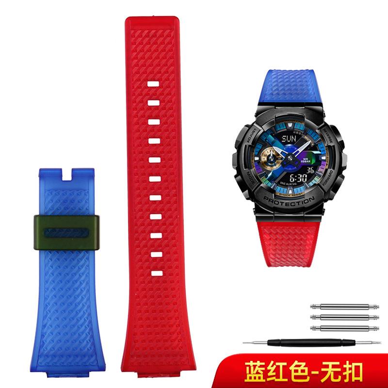 16 мм силиконовый мужской ремешок для часов Casio G-Shock GA-110 GM-110GB GA-110 GA-100 GA-120 Резиновый силиконовый ремешок для часов аксессуары