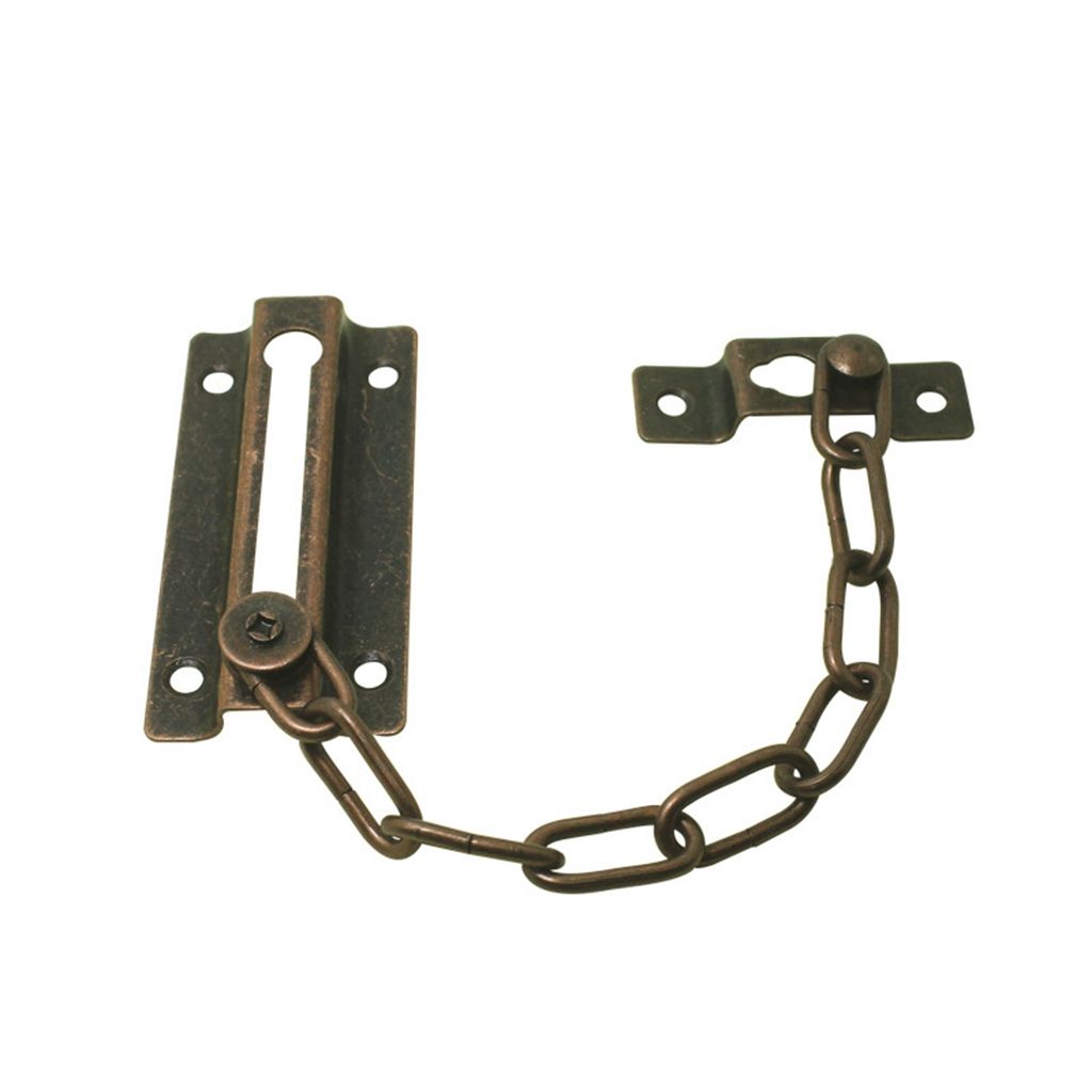 with Screws Decorative Chain Bolt Door Chain Sliding Door Lock Door Safety Guard Door Hardware