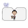 Mr Bean Cartoon Sunshade Windscreen Car Front Windshield Window Sun Visor Accessories Covers