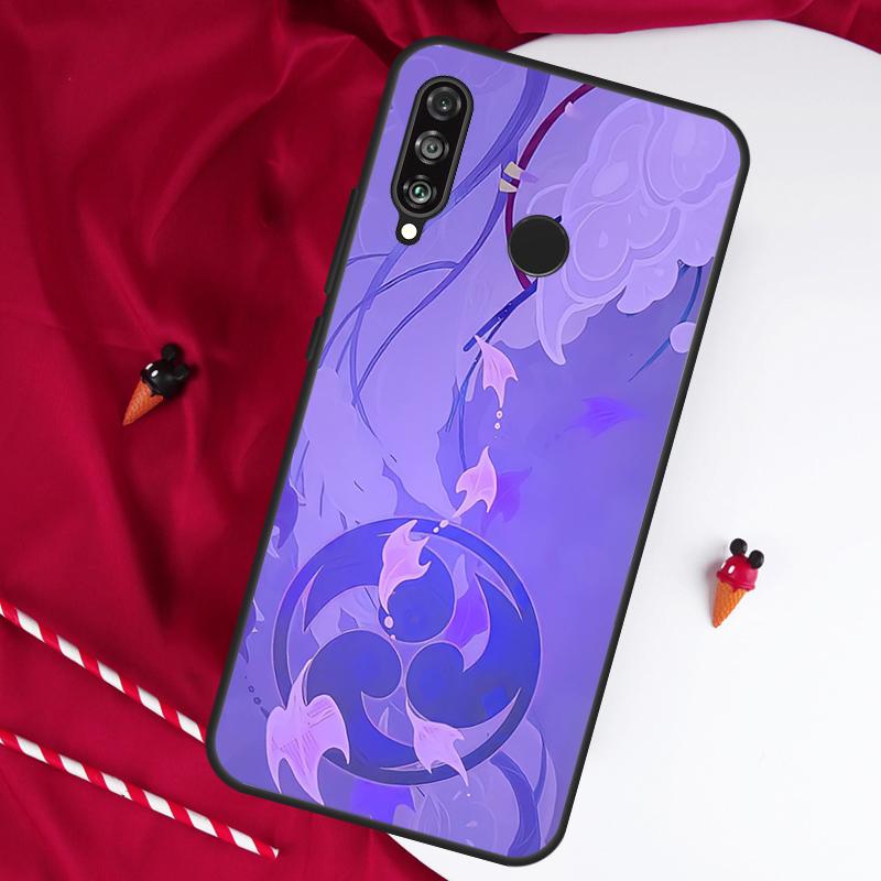 Чехол Genshin Impact Райдэн Сёгун для Huawei Nova 5T 9 10 SE 7i 8i 11i 12i Y73 Y90 Y70 Y72 Y61 Y91 Y60 P20 P40 P30 Lite