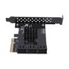 PCI E 4X to 6 Port Serial ATA 3.0 Controller Card HDD SSD Adapter Card 6Gbps Expansion Card